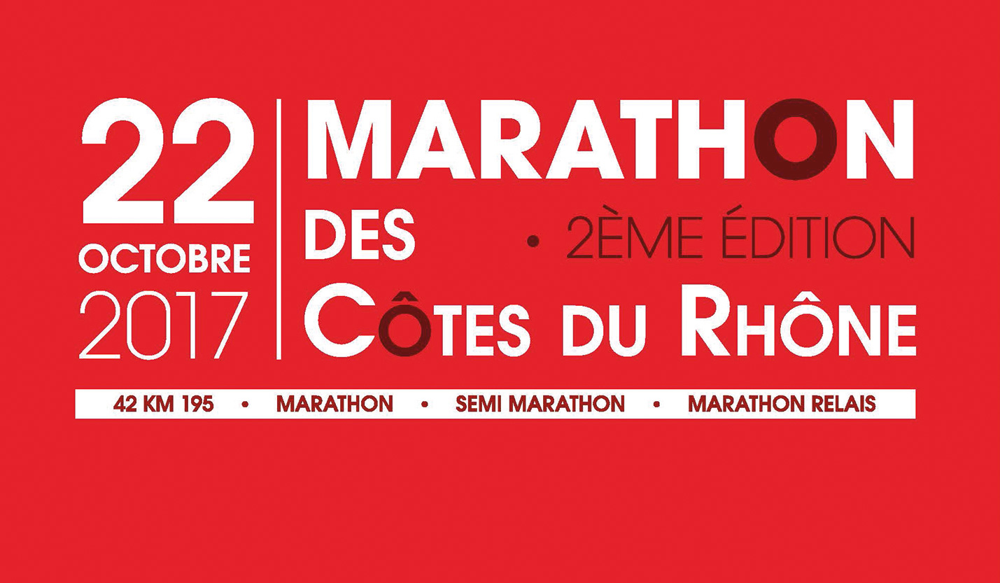 Arome réalise l'affiche du 2ème Marathon des Côtes du Rhône