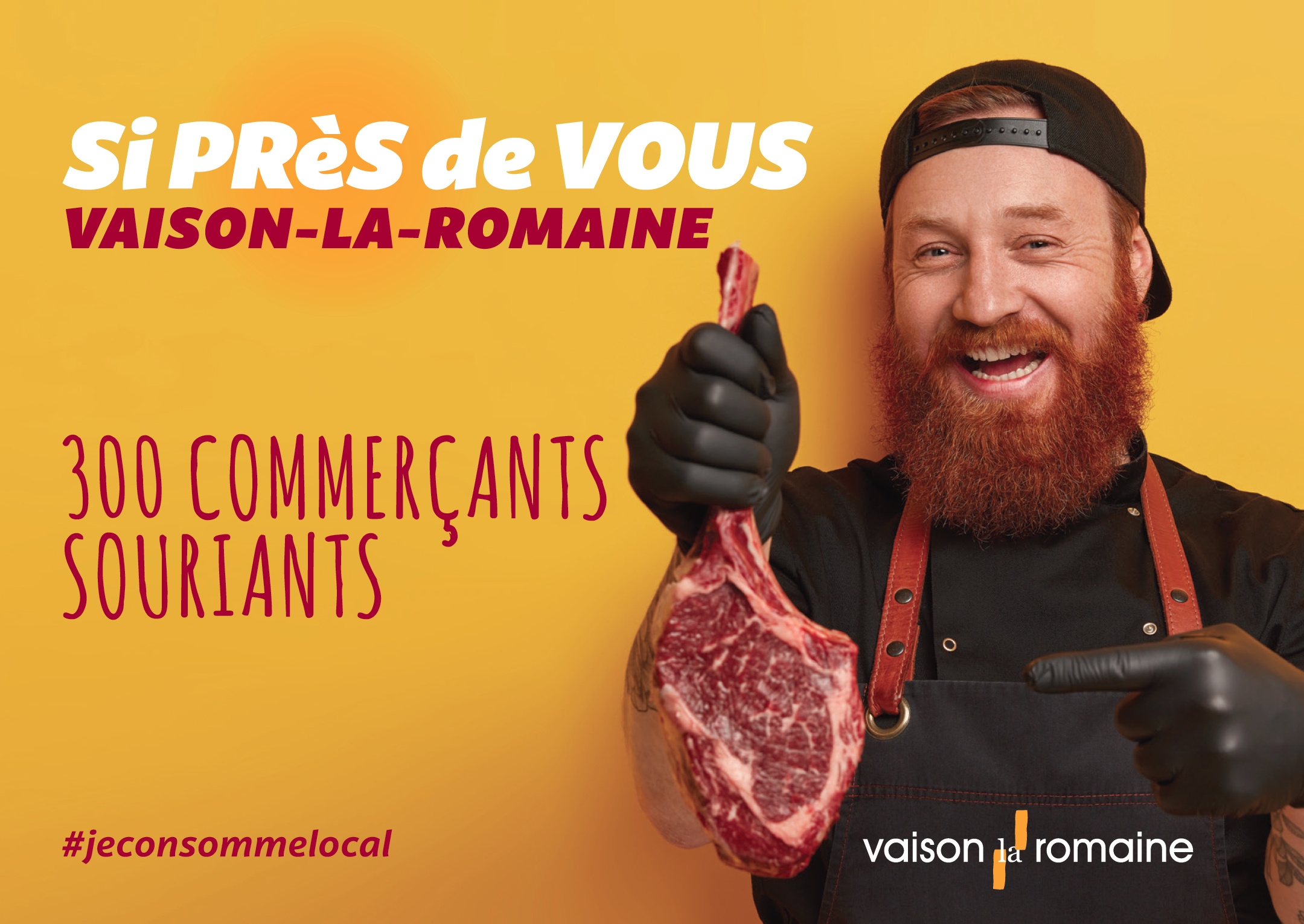 Campagne publicitaire affichage pour Vaison la Romaine