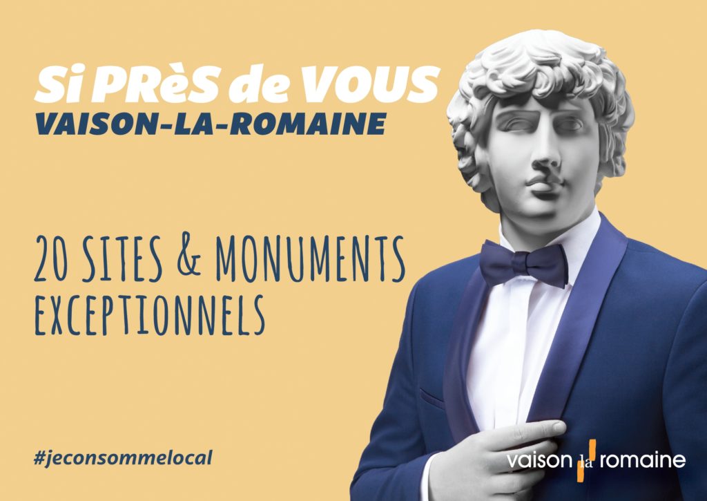 Campagne publicitaire affichage pour Vaison la Romaine