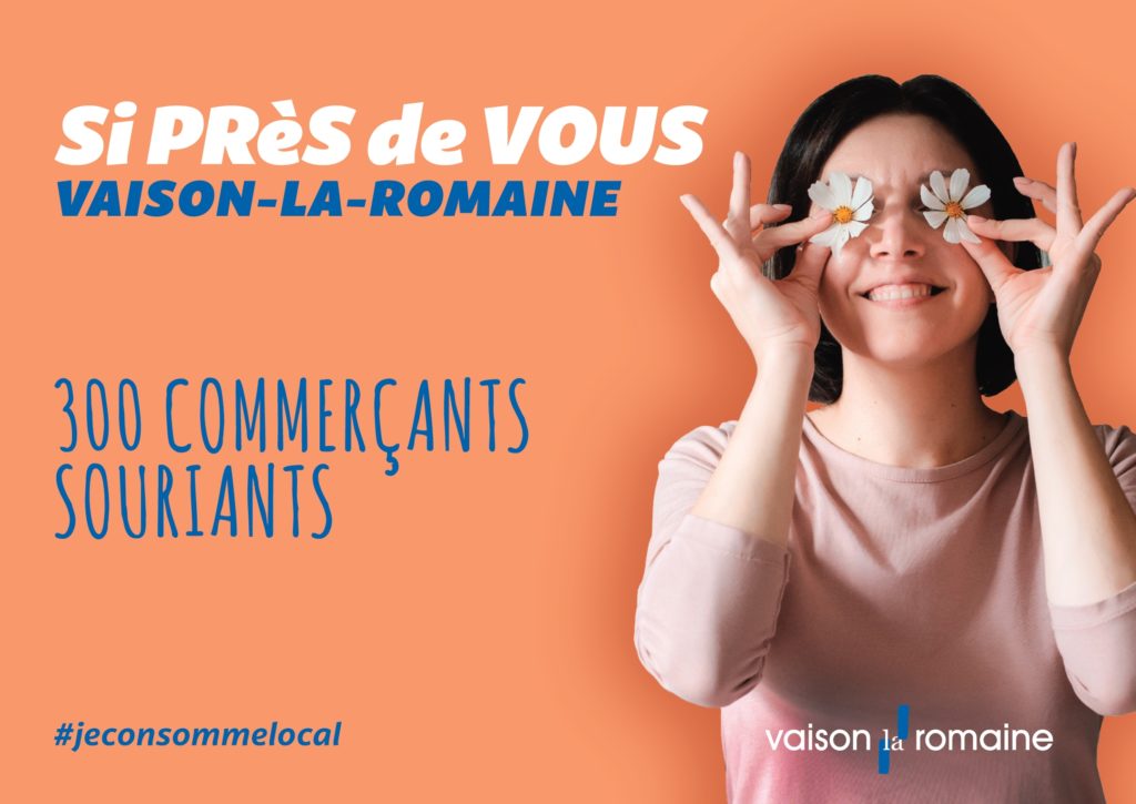 Campagne publicitaire affichage pour Vaison la Romaine
