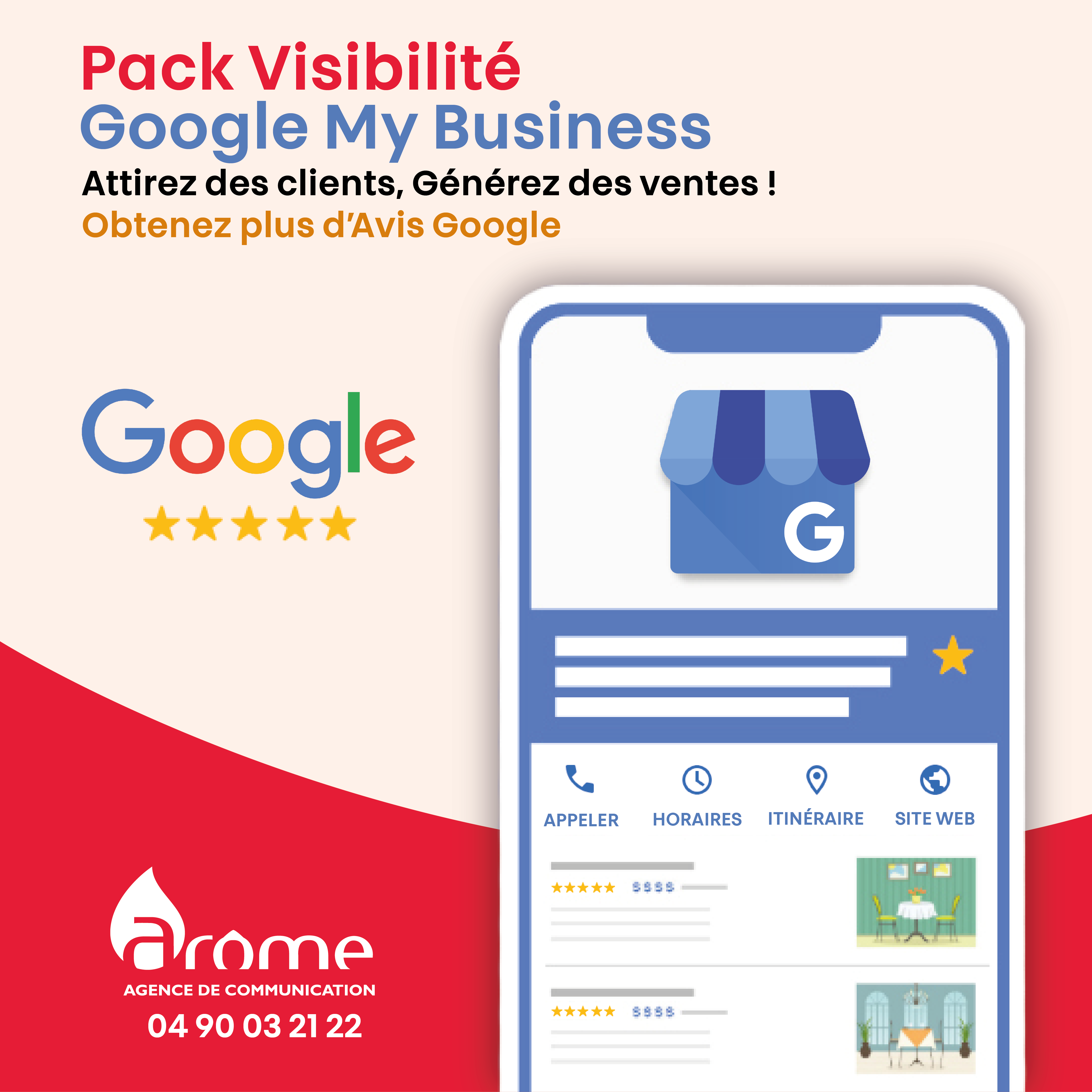 GOOGLE MY BUSINESS - PACK VISIBILITÉ - AVIS GOOGLE, RÉFÉRENCEMENT LOCAL