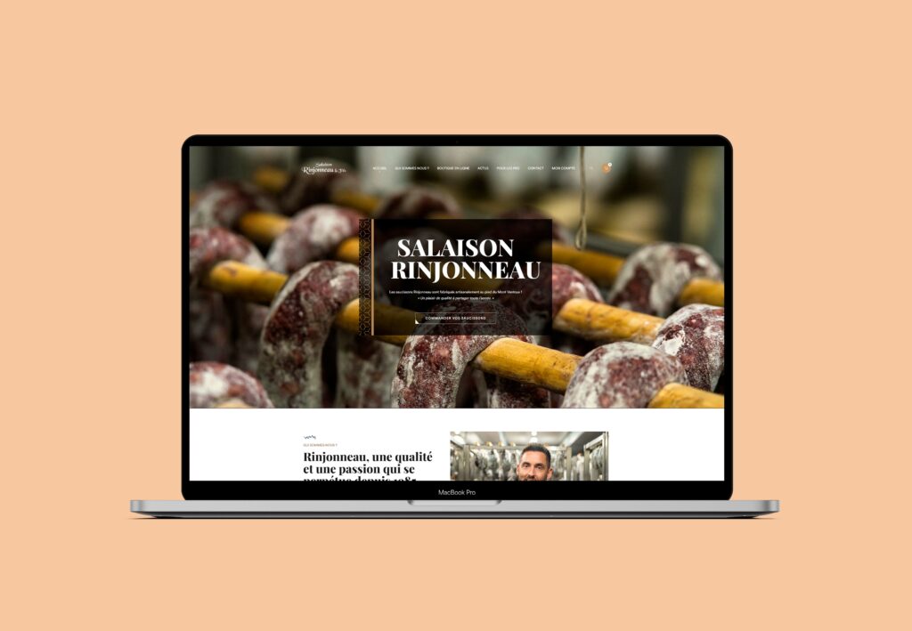Saucissons Rinjonneau, boutique en ligne