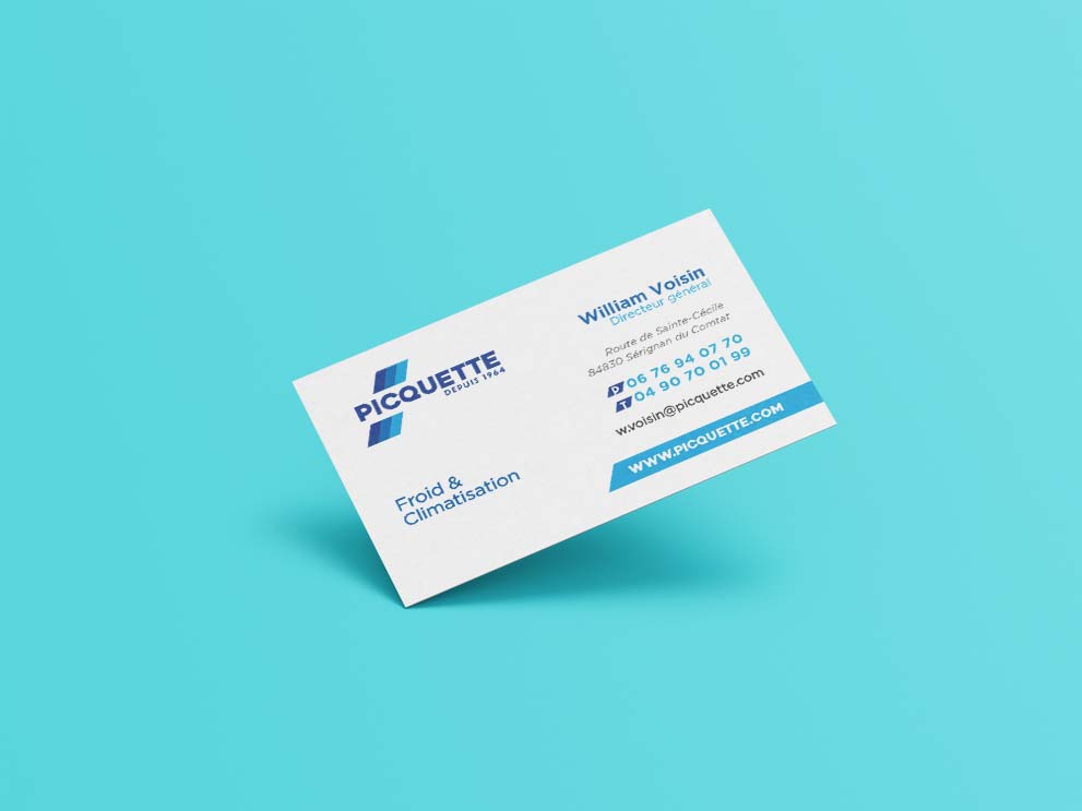 carte de visite picquette